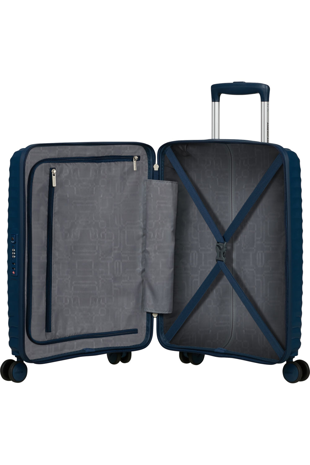 American Tourister Trolley Diablast 55cm Darkwave Blue