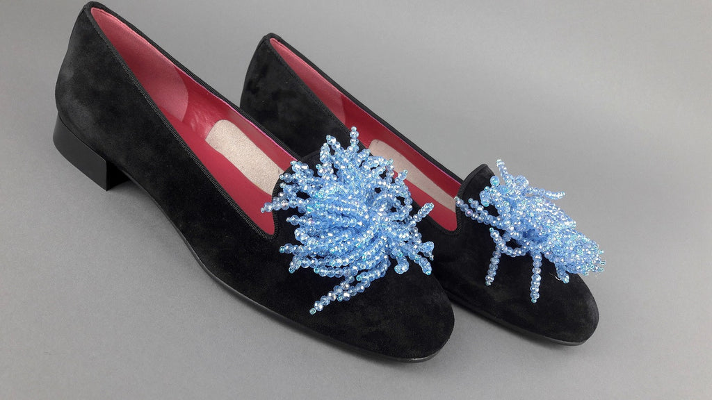 181 Alberto Gozzi Slipper Donna Camoscio Nero