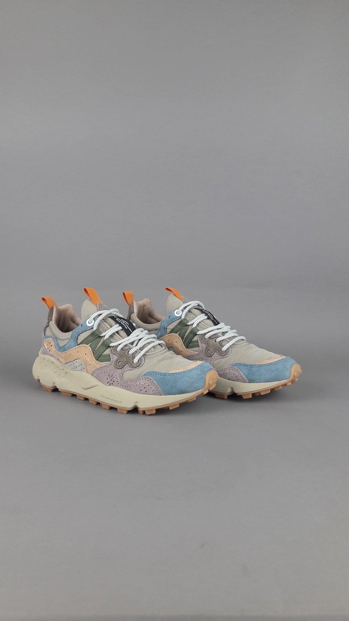 Flower Mountain Sneakers Donna Yamano 3 Camoscio Tela Multicolor