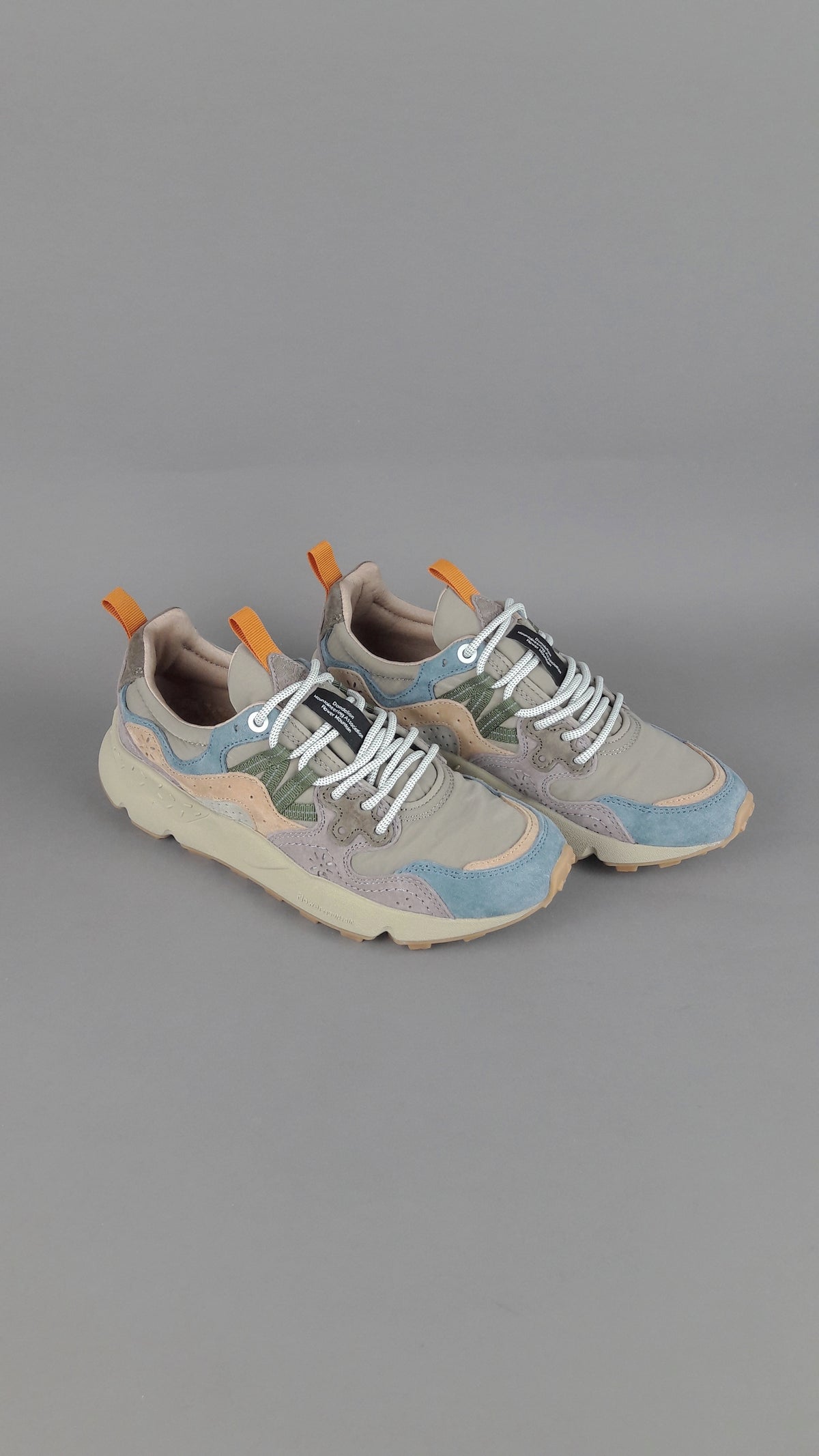 Flower Mountain Sneakers Donna Yamano 3 Camoscio Tela Multicolor