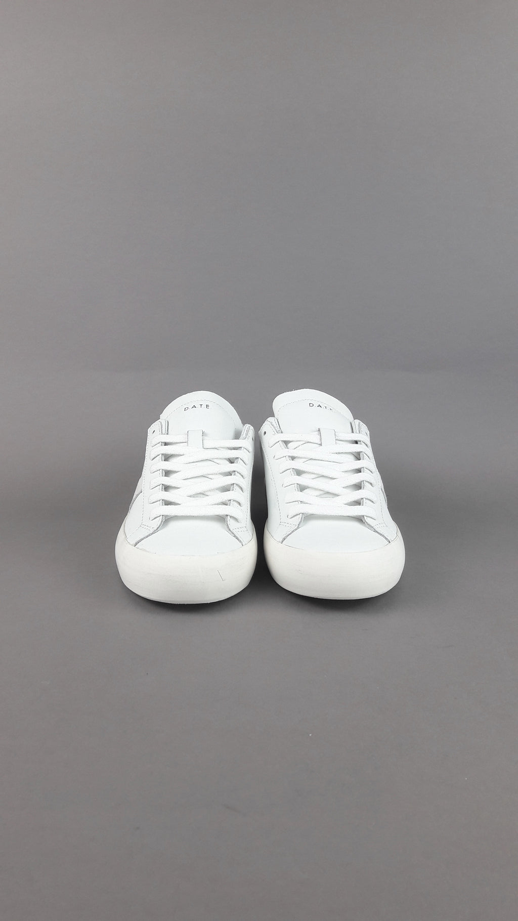 D.A.T.E. Hill Low Donna Pelle Bianco Spoiler Nero