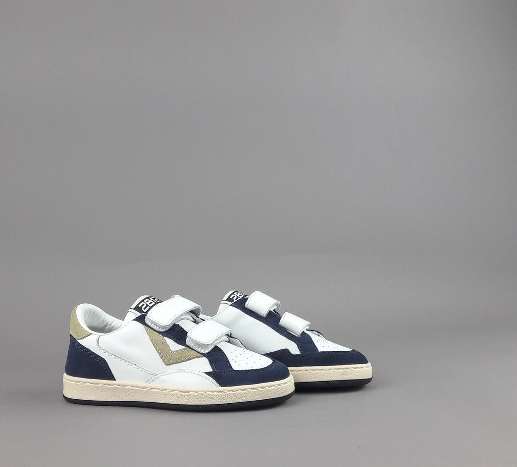 2B12 Sneakers Baby Play Pelle Bianco