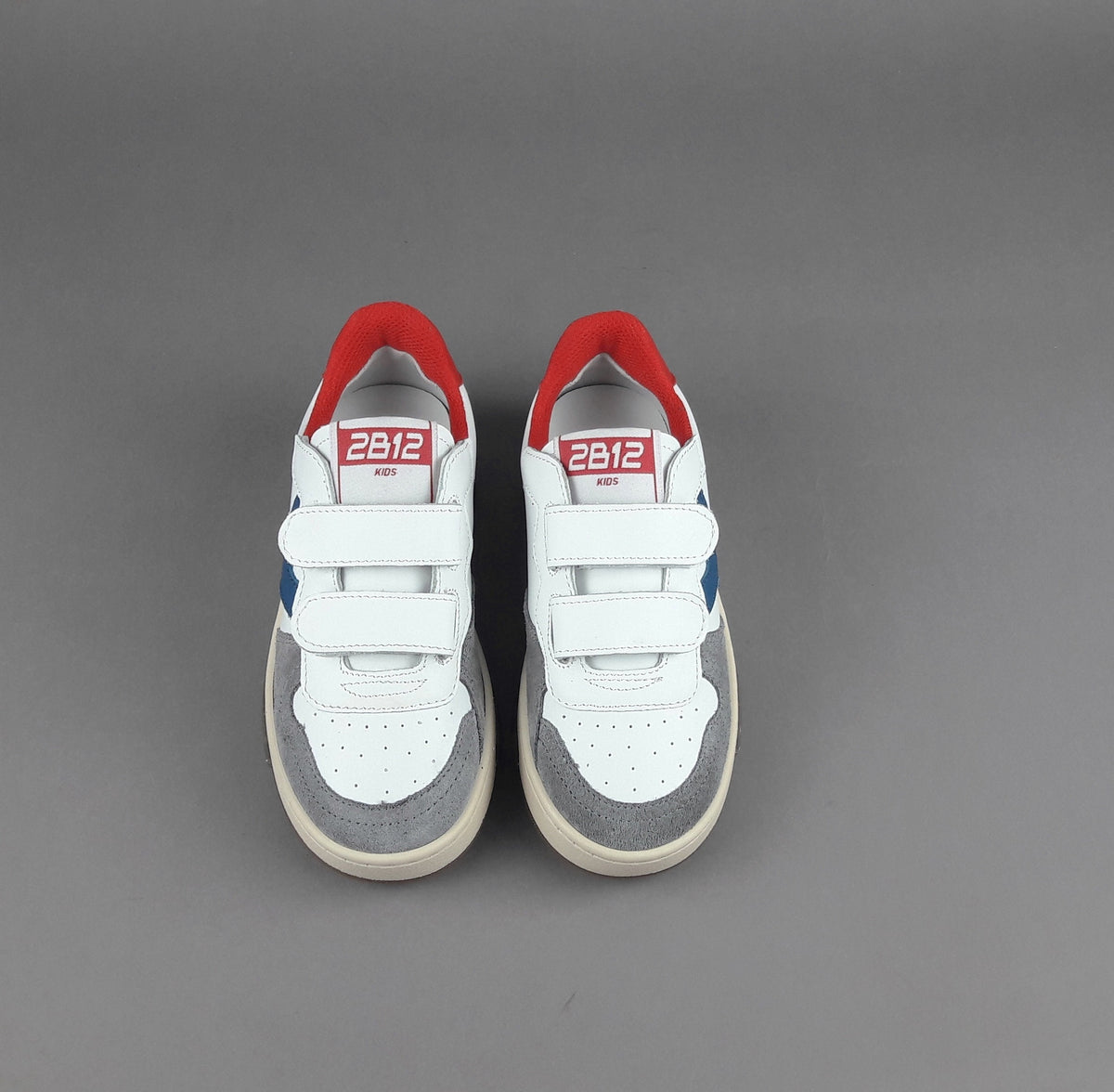2B12 Sneakers Junior Hyper Pelle Bianco