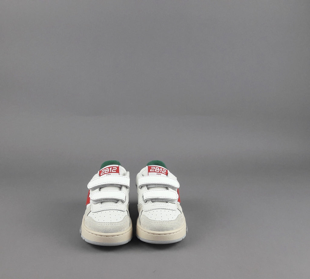 2B12 Sneakers Junior Hyper Pelle Camoscio Bianco
