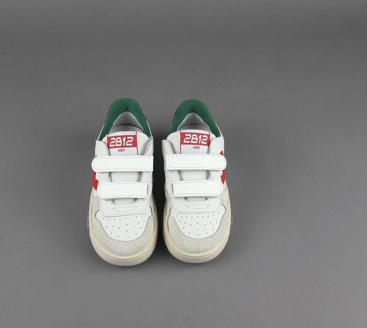 2B12 Sneakers Junior Hyper Pelle Camoscio Bianco