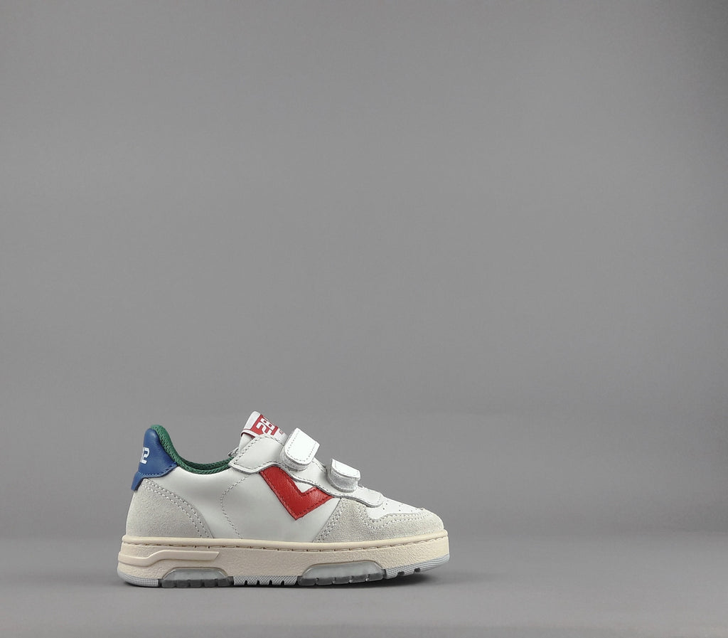 2B12 Sneakers Junior Hyper Pelle Camoscio Bianco