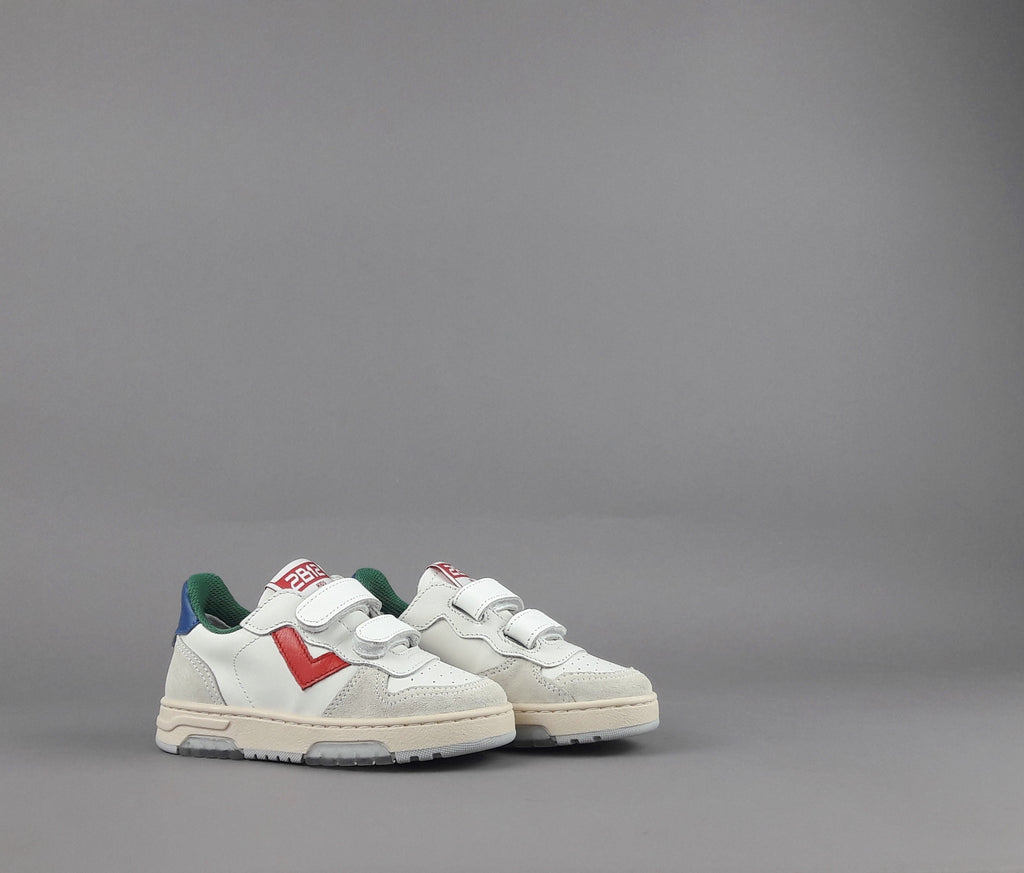 2B12 Sneakers Junior Hyper Pelle Camoscio Bianco