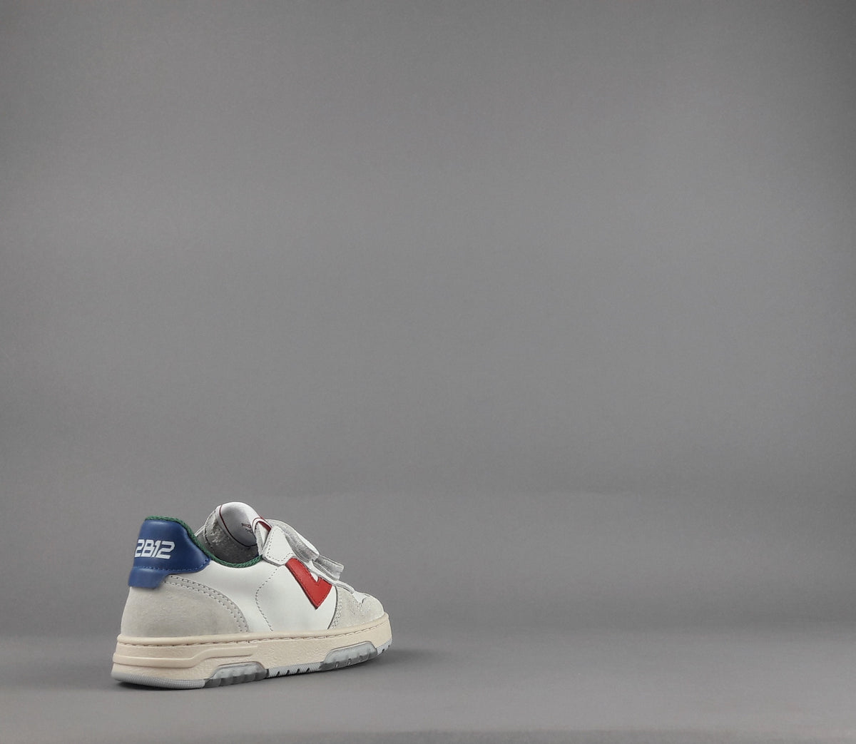 2B12 Sneakers Junior Hyper Pelle Camoscio Bianco