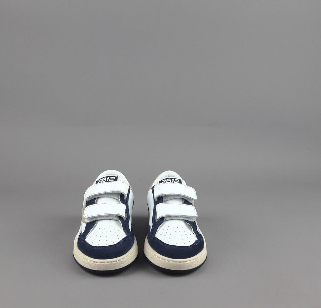 2B12 Sneakers Junior Play Pelle Bianco