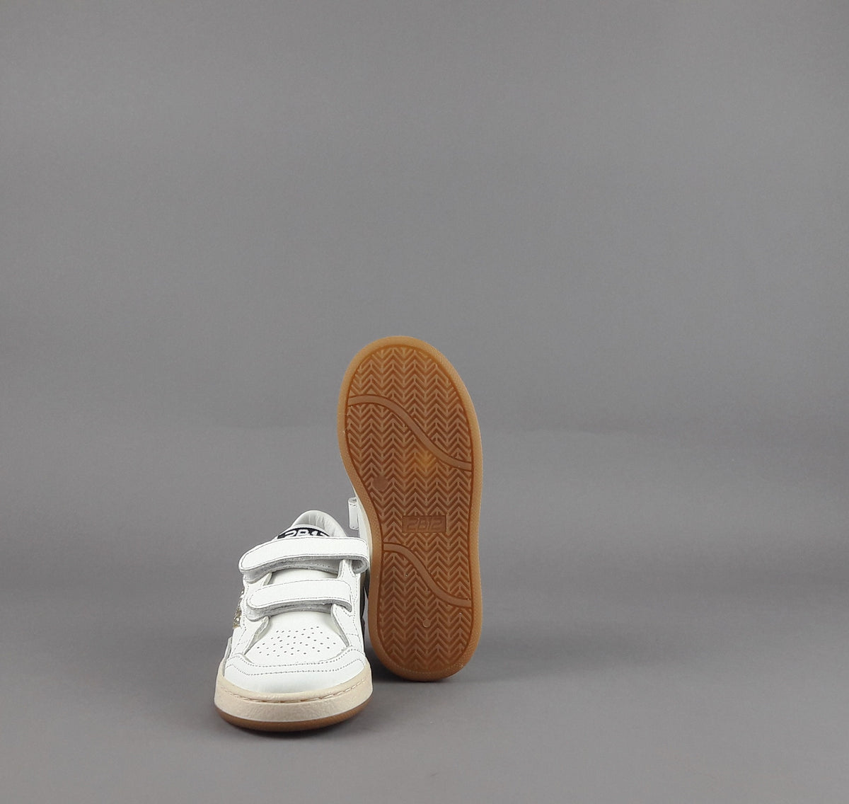 2B12 Sneakers Junior Play Pelle Bianco