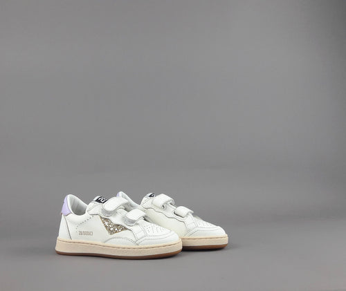 2B12 Sneakers Junior Play Pelle Bianco