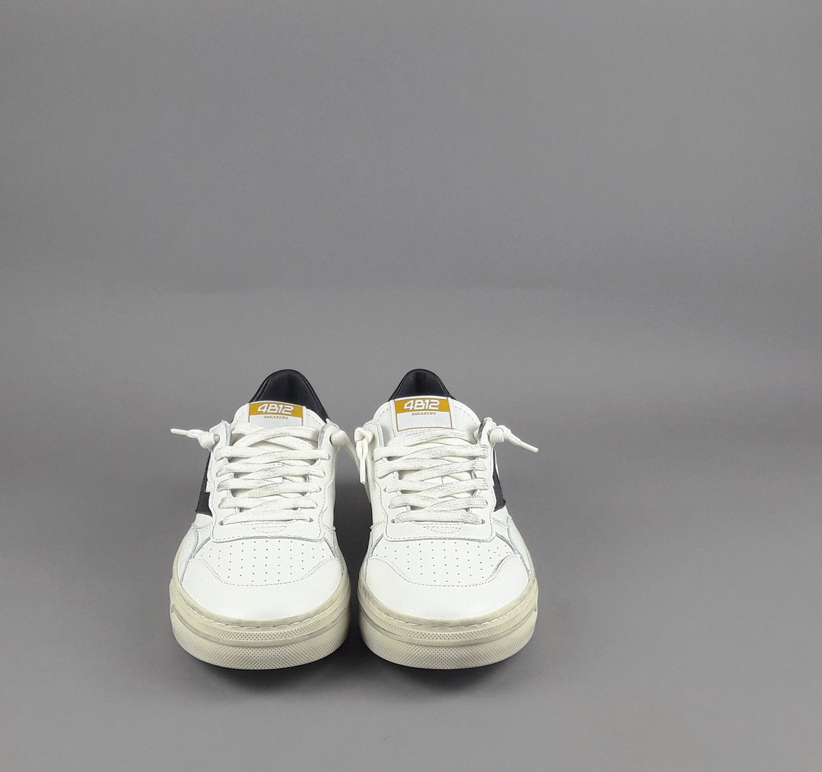 4B12 Sneakers Hyper Uomo Pelle Bianco