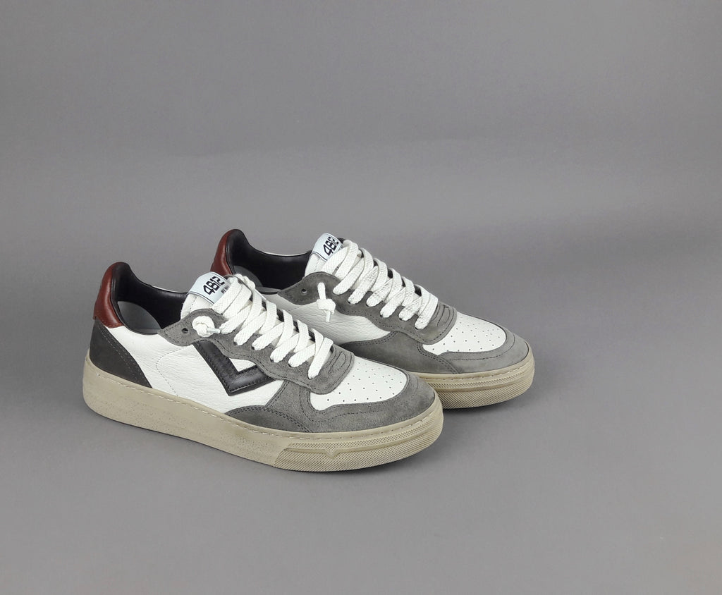 4B12 Sneakers Hyper Uomo Pelle Bianco