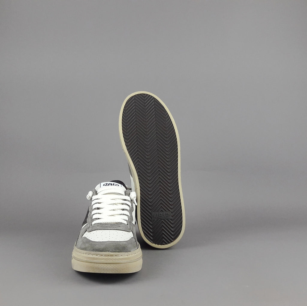 4B12 Sneakers Hyper Uomo Pelle Bianco
