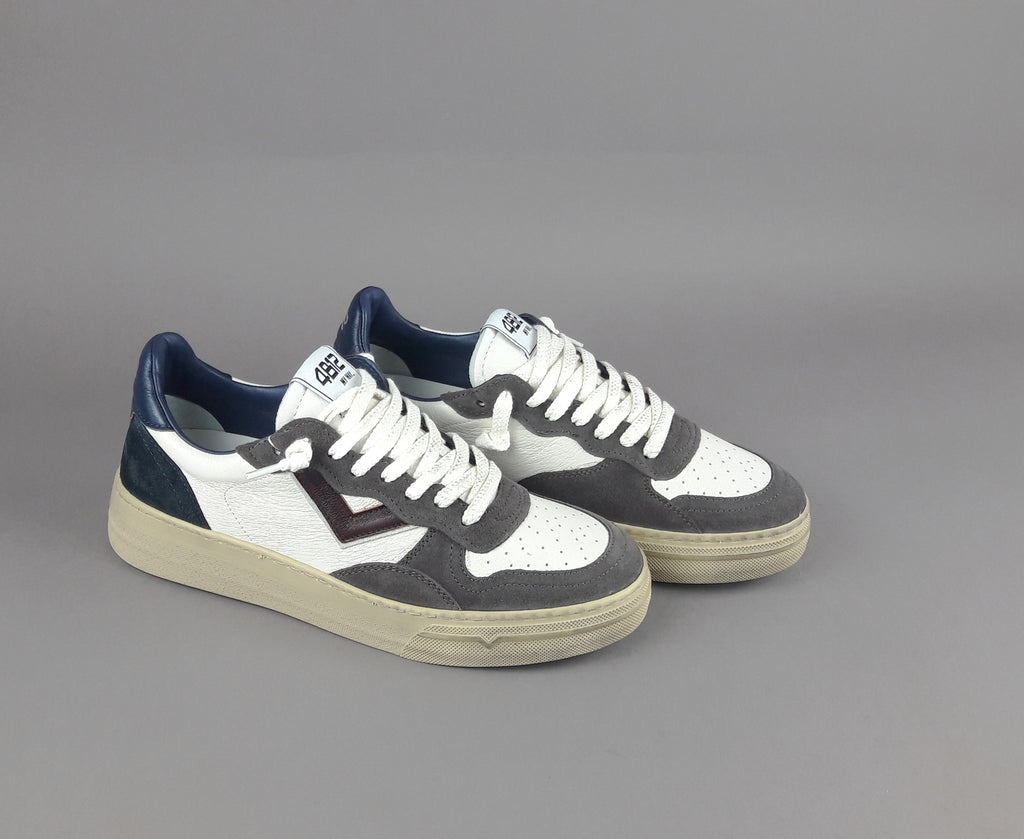 4B12 Sneakers Hyper Uomo Pelle Bianco