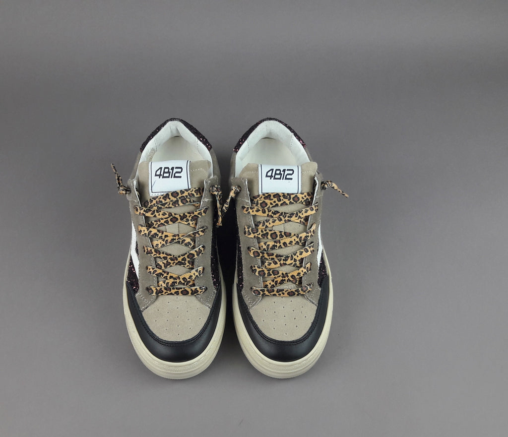 4B12 Sneakers Kyle Donna Camoscio Talpa