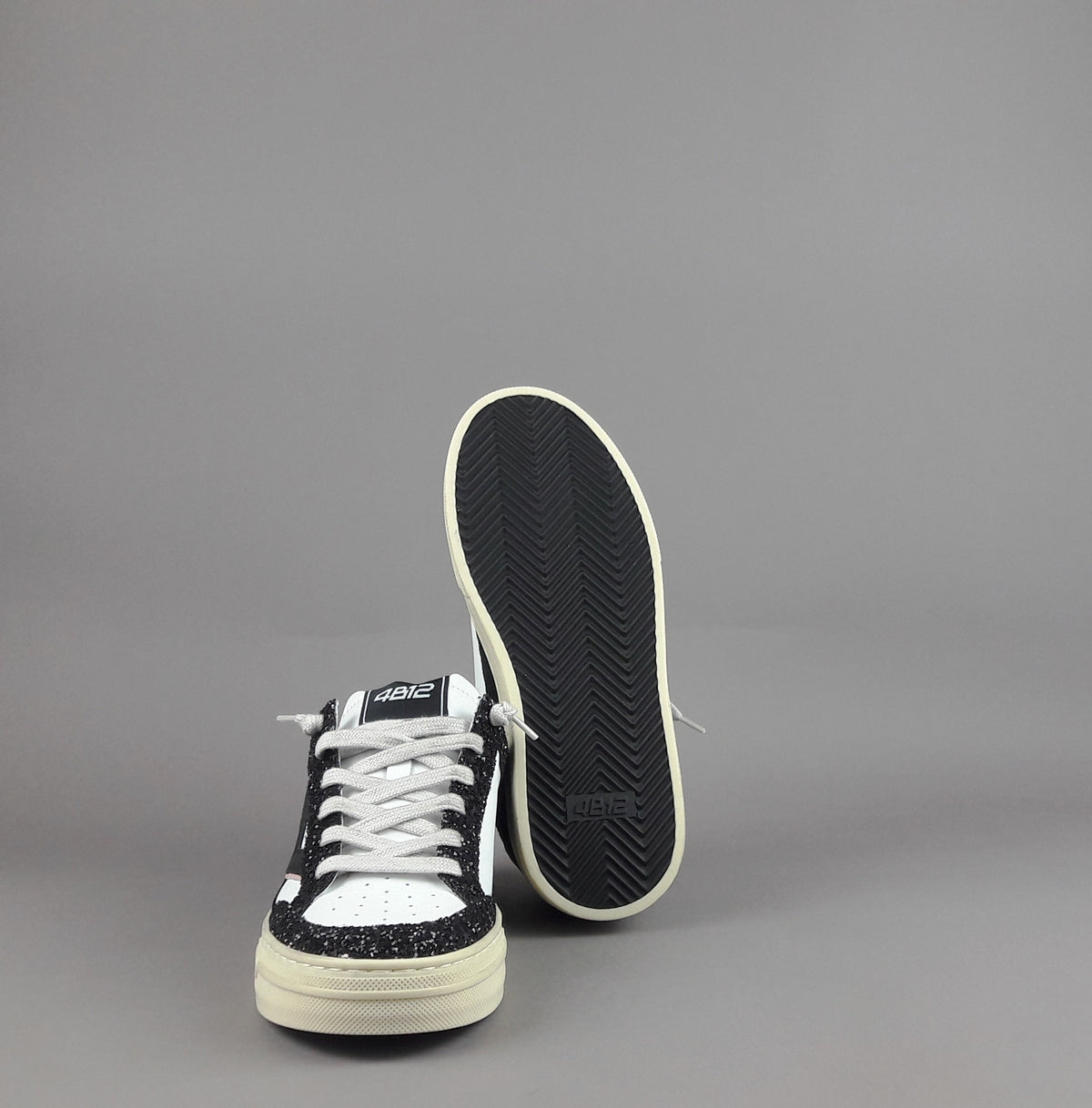 4B12 Sneakers Kyle Donna Pelle Bianco