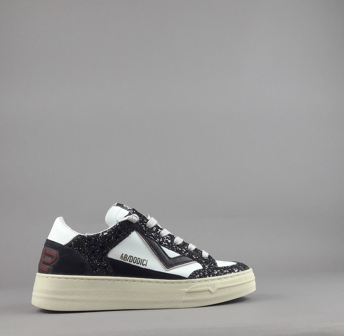 4B12 Sneakers Kyle Donna Pelle Bianco