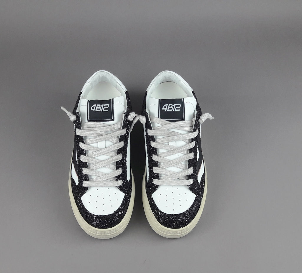 4B12 Sneakers Kyle Donna Pelle Bianco