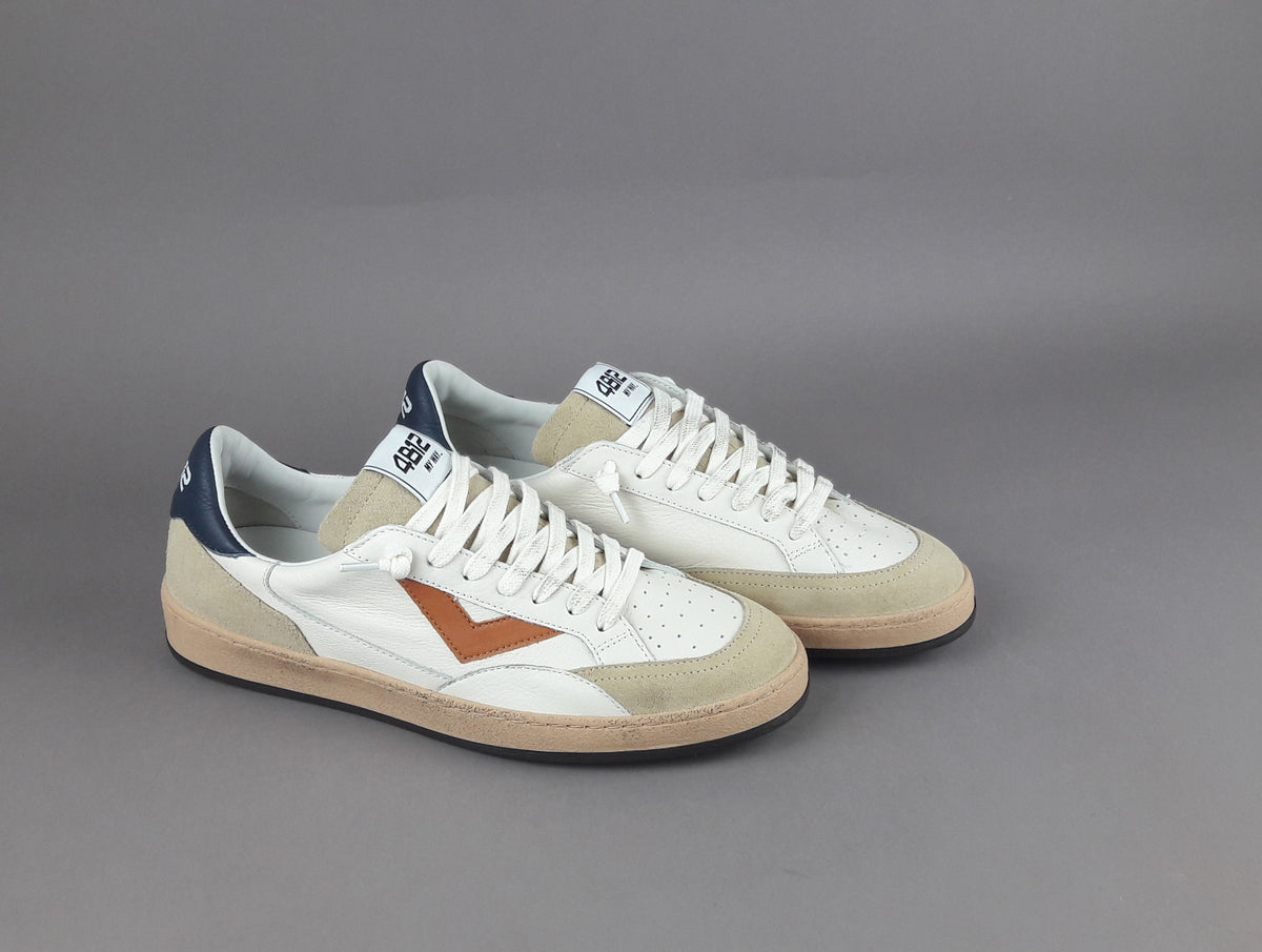 4B12 Sneakers Play New Uomo Pelle Bianco