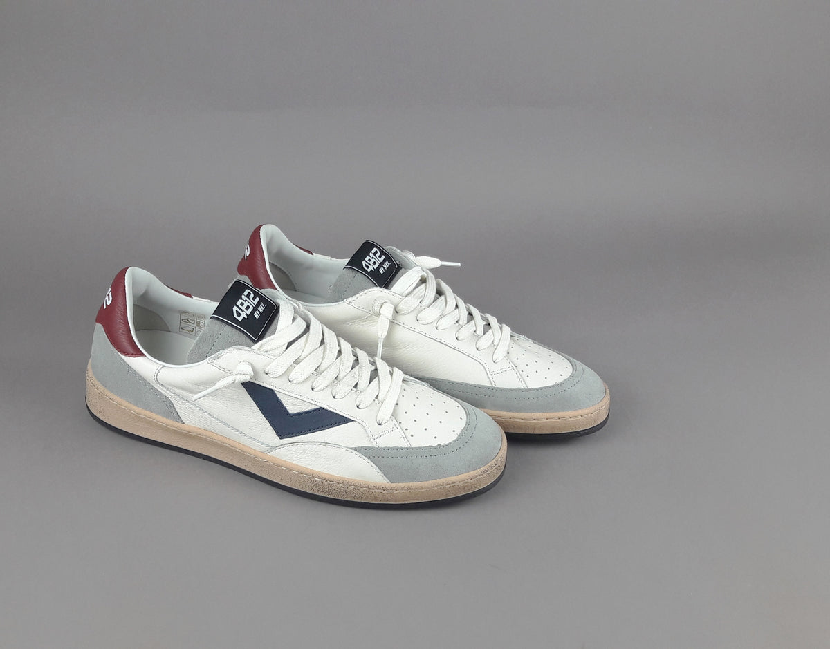 4B12 Sneakers Play New Uomo Pelle Bianco