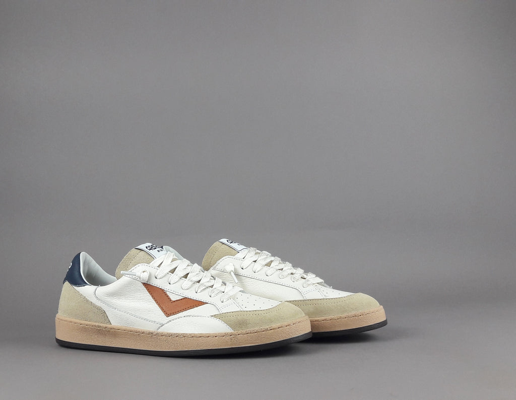 4B12 Sneakers Play New Uomo Pelle Bianco