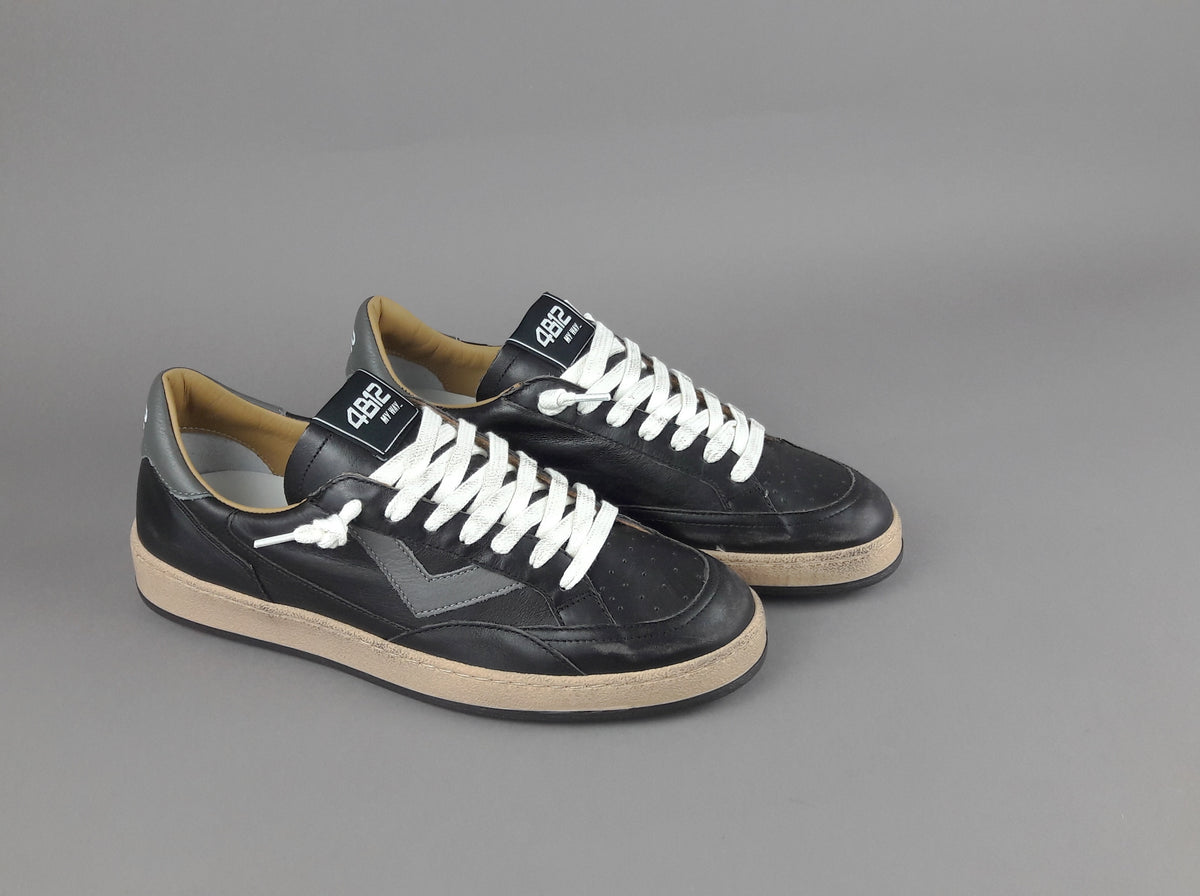 4B12 Sneakers Play New Uomo Pelle Nero