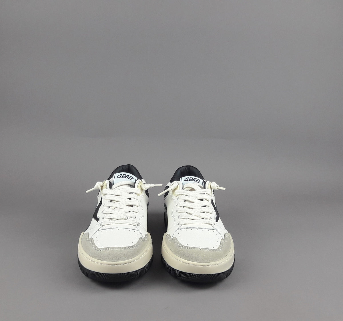 4B12 Sneakers Play Olimpia Uomo Pelle Bianco