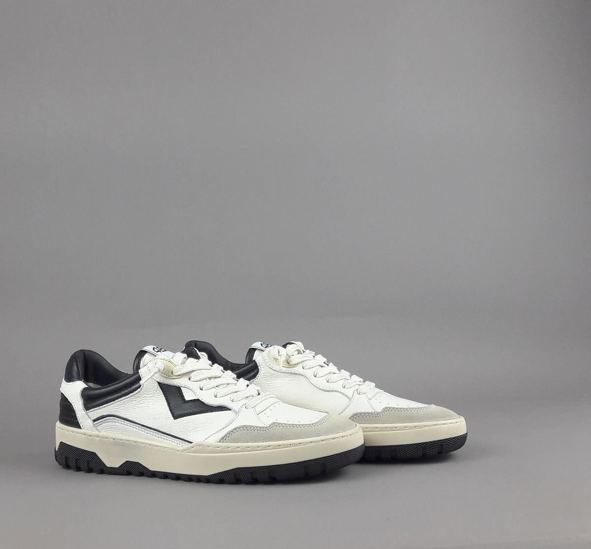4B12 Sneakers Play Olimpia Uomo Pelle Bianco