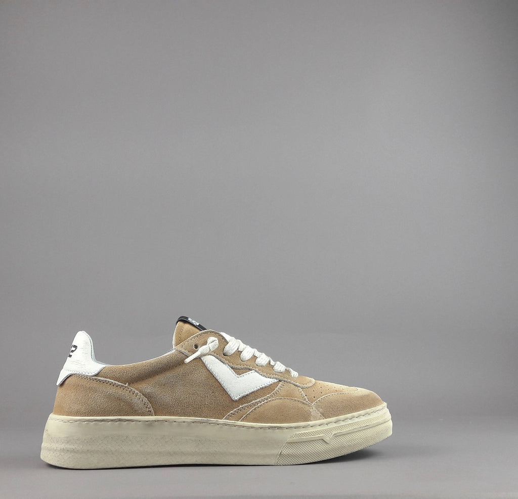 4B12 Sneakers Uomo Hyper Camoscio Beige