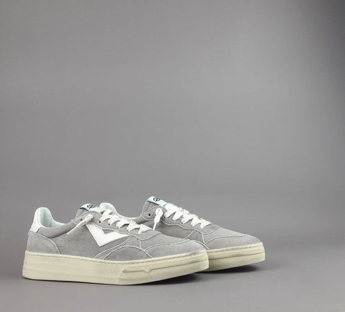 4B12 Sneakers Uomo Hyper Camoscio Grigio Chiaro