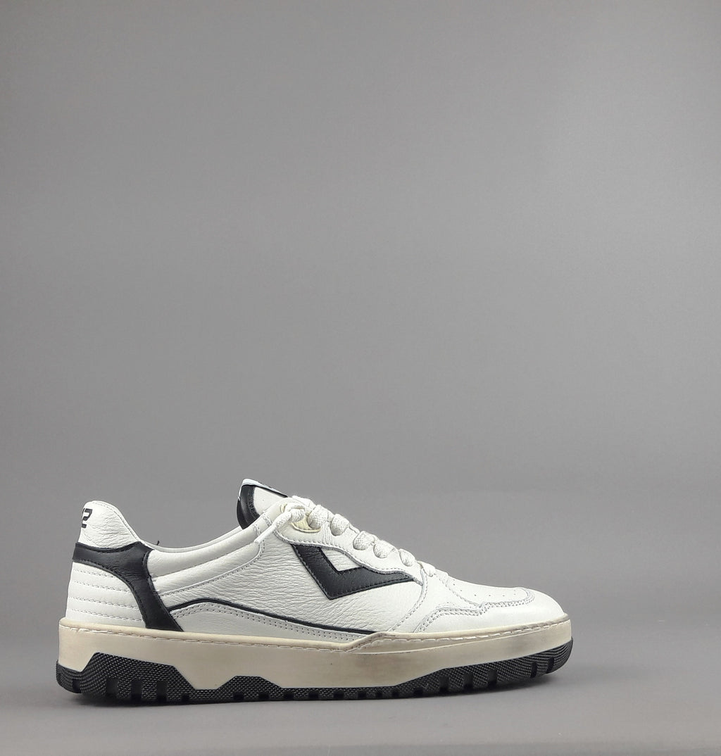4B12 Sneakers Uomo Olimpia Pelle Bianco