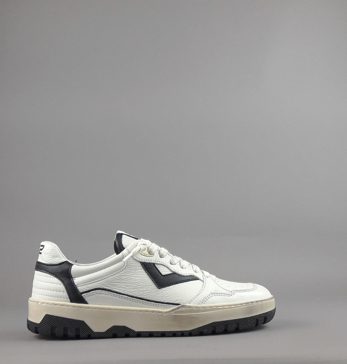 4B12 Sneakers Uomo Olimpia Pelle Bianco