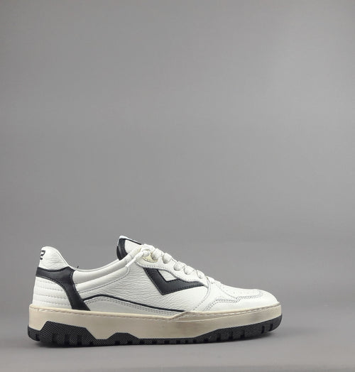 4B12 Sneakers Uomo Olimpia Pelle Bianco