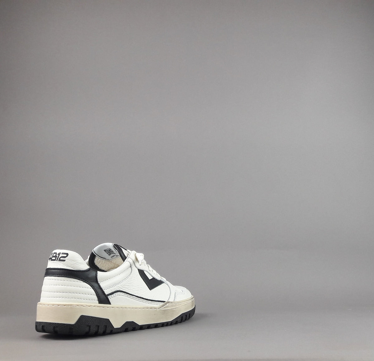 4B12 Sneakers Uomo Olimpia Pelle Bianco