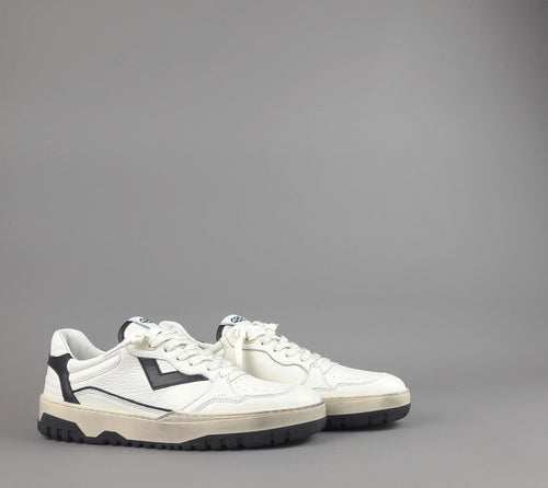4B12 Sneakers Uomo Olimpia Pelle Bianco