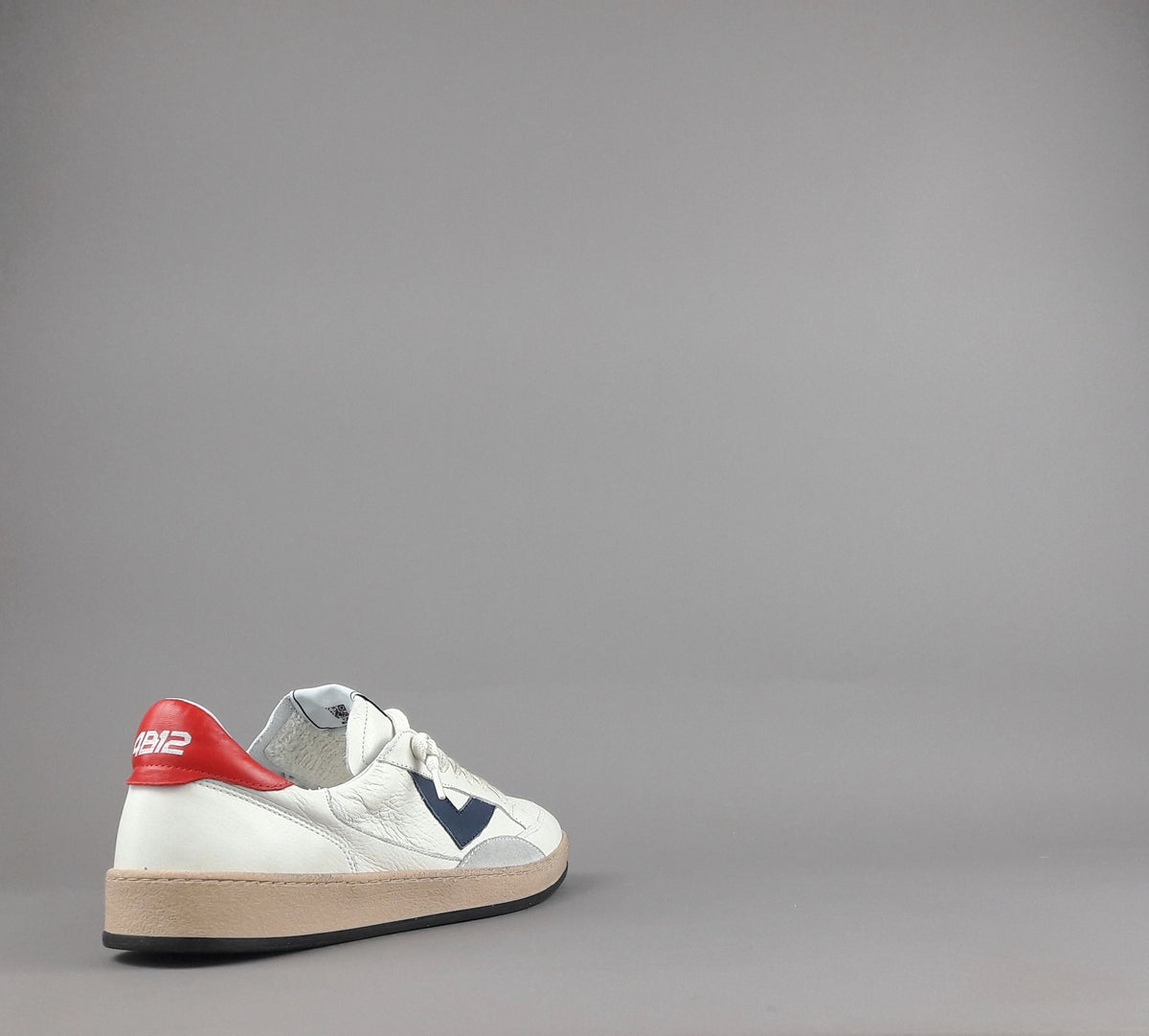 4B12 Sneakers Uomo Play Pelle Bianco