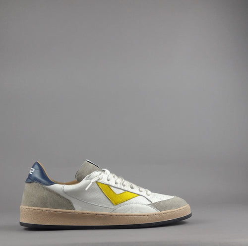 4B12 Sneakers Uomo Play Pelle Camoscio Bianco