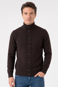 Filippo De Laurentiis Cardigan Uomo Marrone Scuro