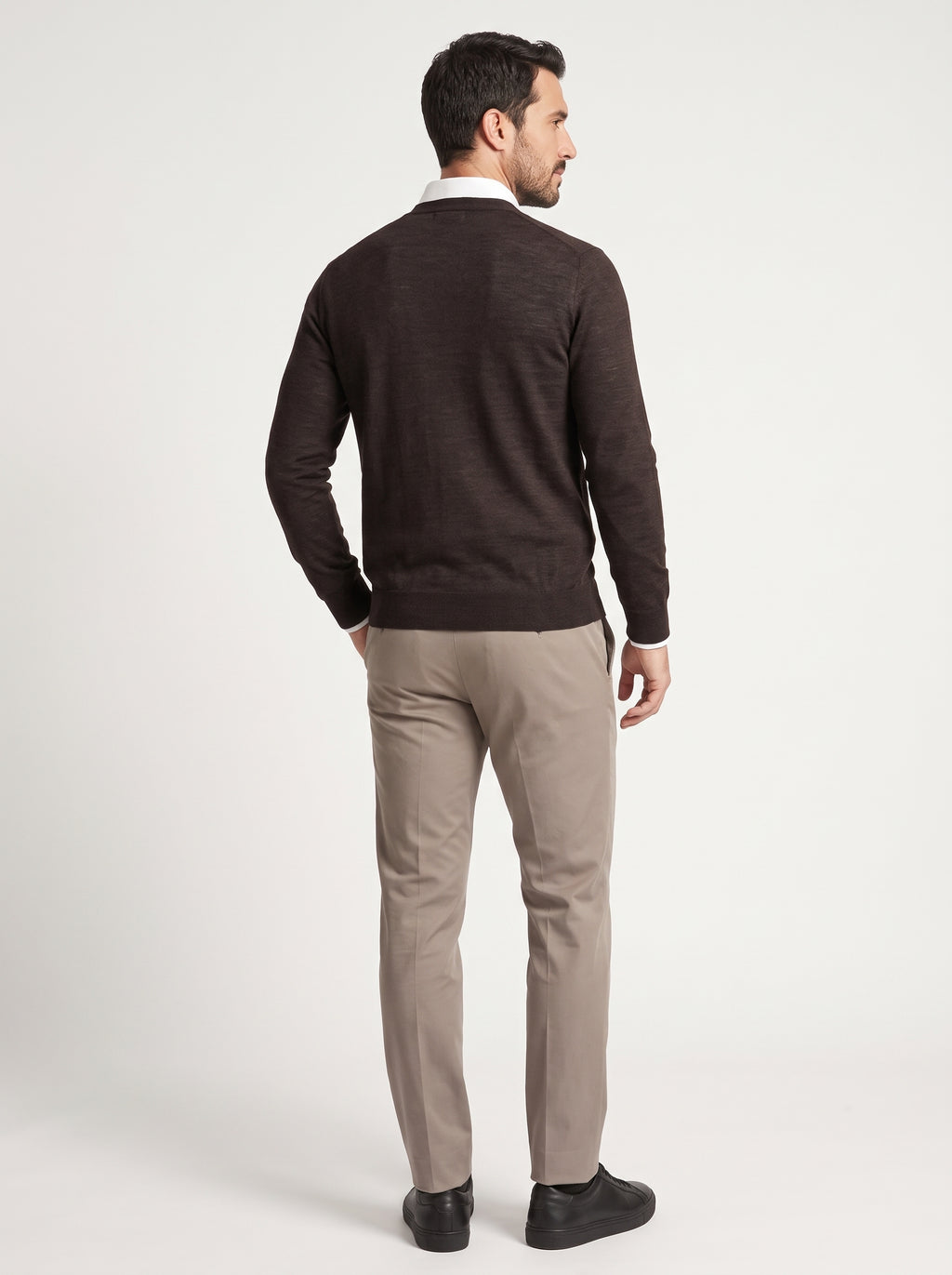 Filippo De Laurentiis Cardigan Royal Uomo Marrone Scuro