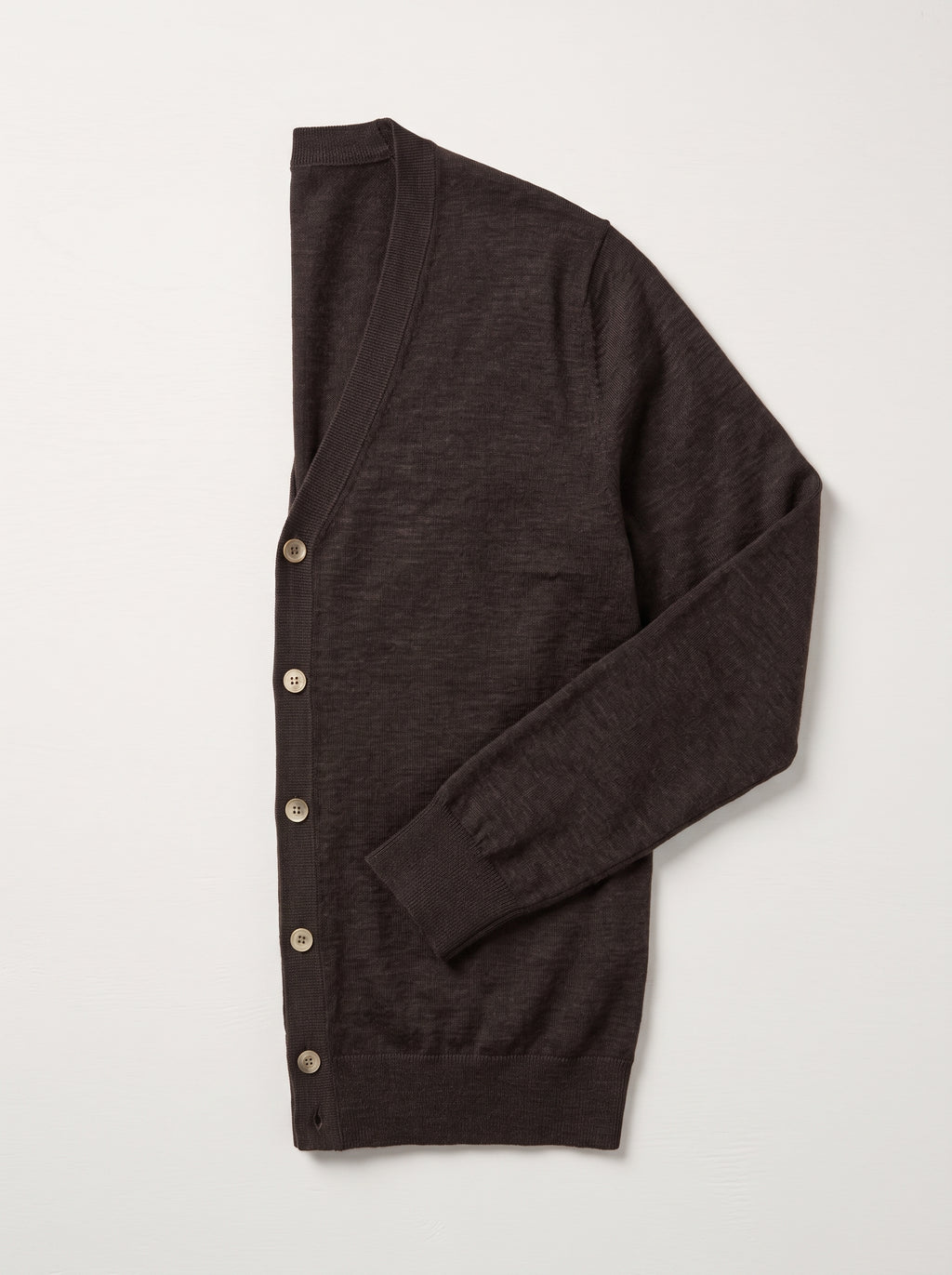 Filippo De Laurentiis Cardigan Royal Uomo Marrone Scuro
