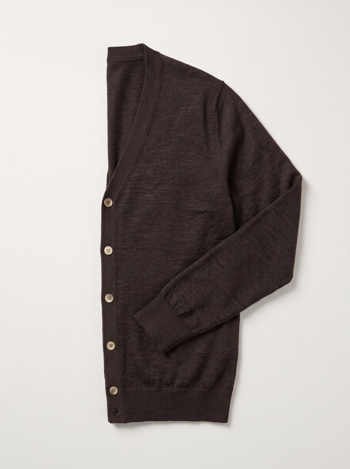 Filippo De Laurentiis Cardigan Royal Uomo Marrone Scuro