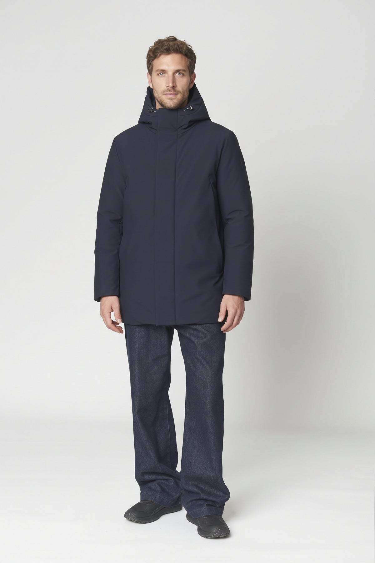 Canadian Giubbino Lungo Nelson Nylon Blu Scuro