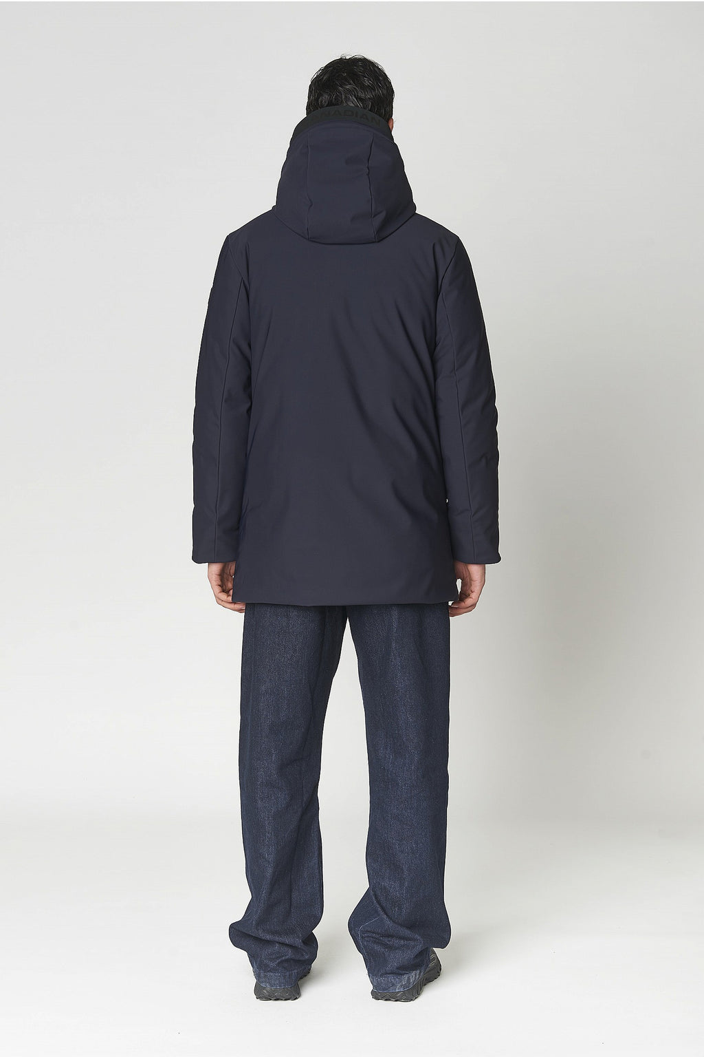 Canadian Giubbino Lungo Nelson Nylon Blu Scuro