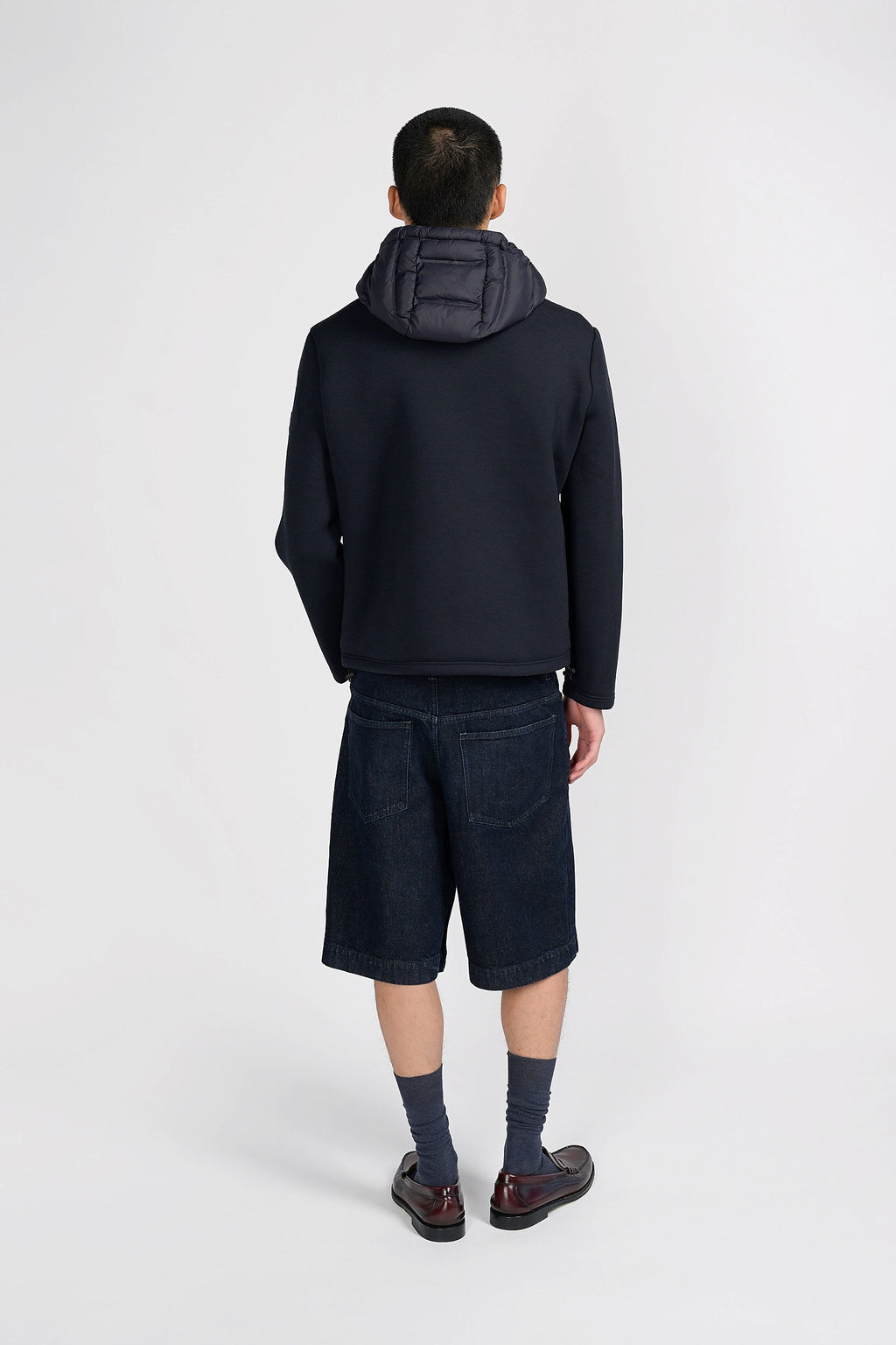 Canadian Giubbino Uomo Nylon E Scuba Blu Scuro