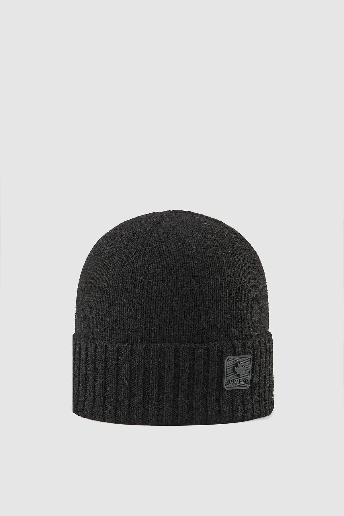 Canadian Cappello Unisex Misto Lana Nero