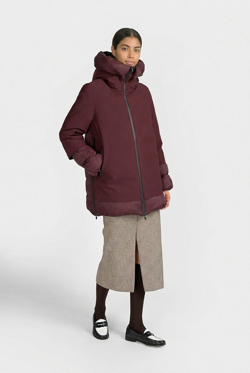 Canadian Piumino Donna Becancour Nylon Bordeaux