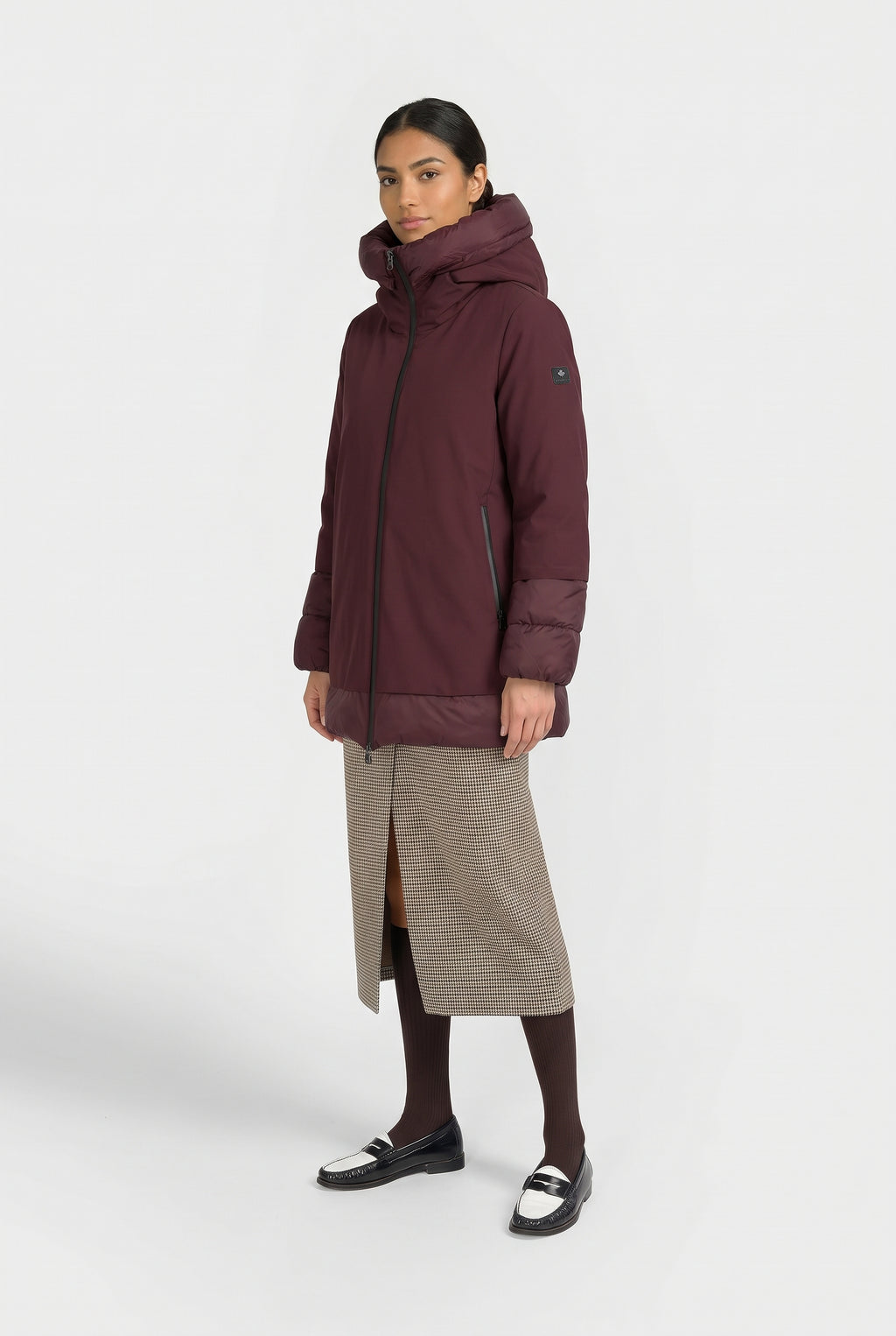 Canadian Piumino Donna Becancour Nylon Bordeaux