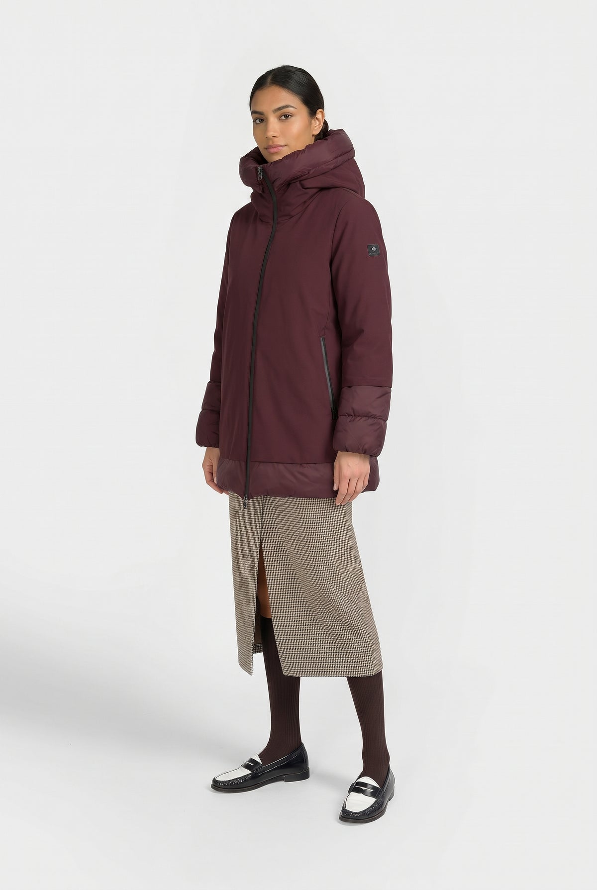 Canadian Piumino Donna Becancour Nylon Bordeaux