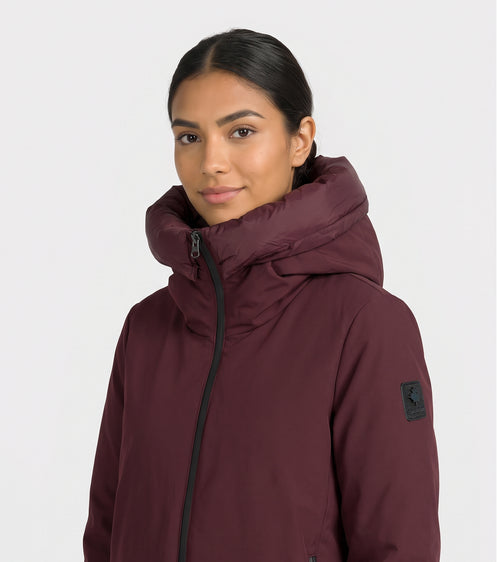 Canadian Piumino Donna Becancour Nylon Bordeaux